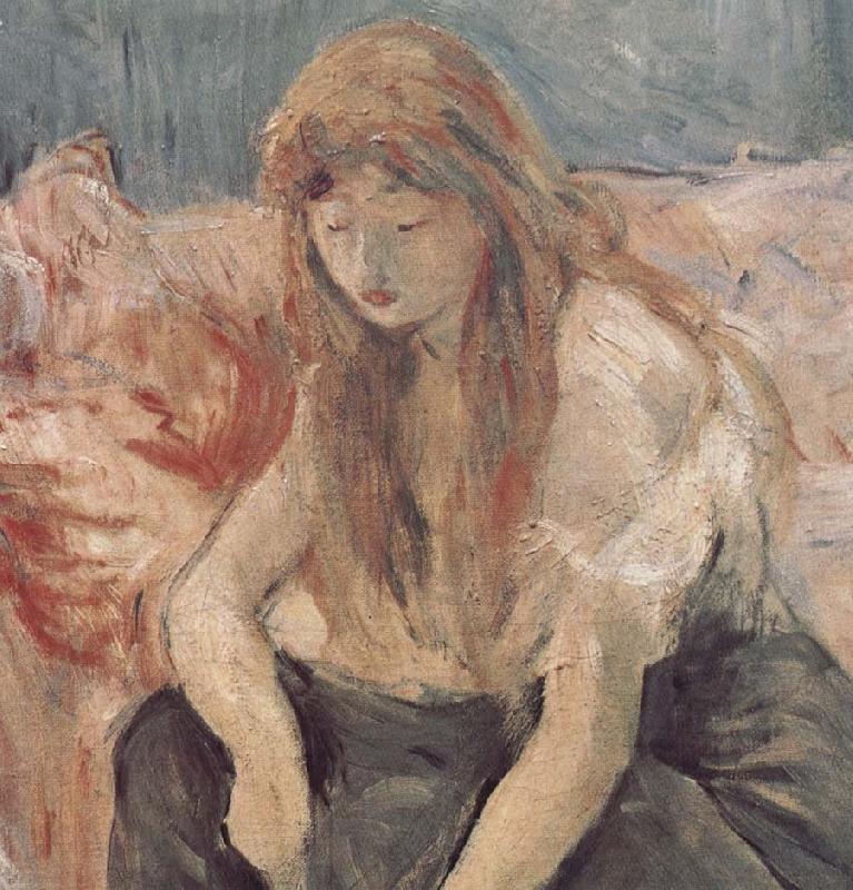 Detail of two girls, Berthe Morisot